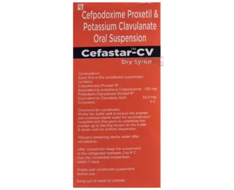 Mankind Cefastar CV Dry Syrup Veterinary Antibiotic for Dogs Cats PetMedicine.co