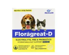 Mankind Floragreat D probiotic supplement for dogs and cats PetMedicine.co