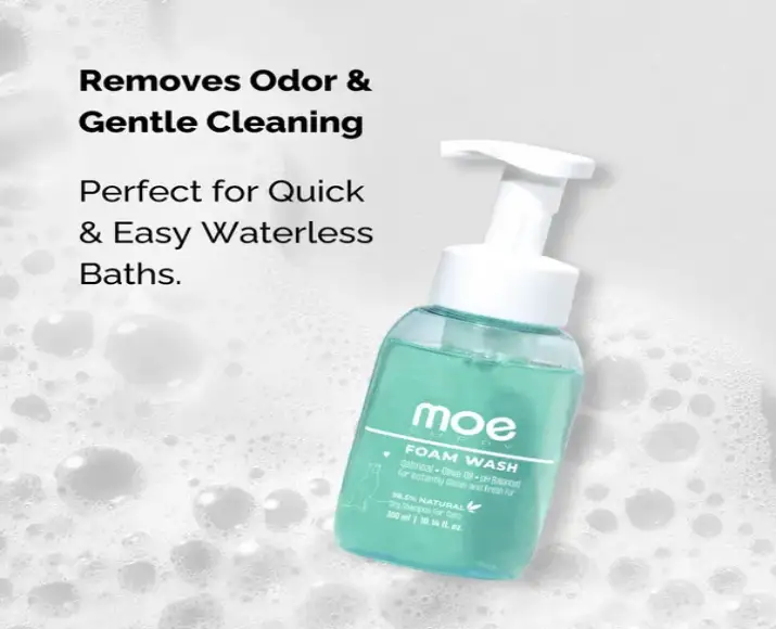 Moe Puppy Cleansing Conditioning Foam Cats PetMedicine.co