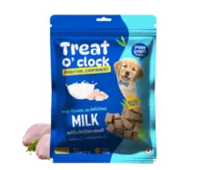 Natural Remedies Treat O Clock Milk Dog Treats 75gm for Growth and Energy PetMedicine.co