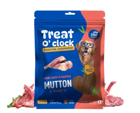 Natural Remedies Treat O Clock Mutton Dog Treats 75gm for Brain Health PetMedicine.co
