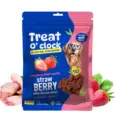 Natural Remedies Treat O Clock Strawberry Dog Treats 75gm for Energy and Joint Health PetMedicine.co