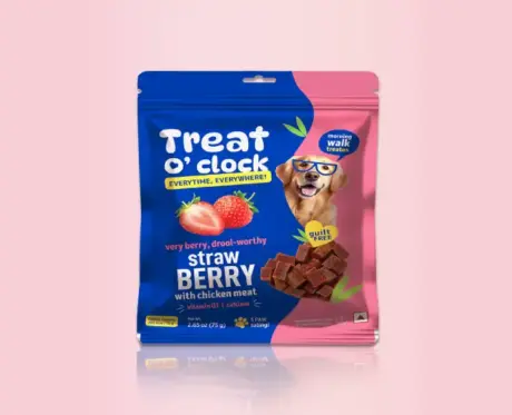 Strawberry and Chicken Dog Treats with Calcium and Vitamin D3 by Natural Remedies PetMedicine.co