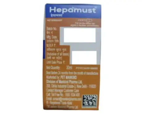 Herbal Pet Mankind Hepamust Drops Liver Care Supplement PetMedicine.co