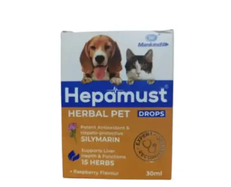 Pet Mankind Hepamust Drops 30ml for Pets Liver Support PetMedicine.co
