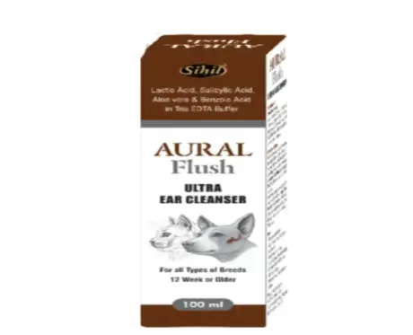 Sihil Aural Flush Ear Cleanser for Dogs and Cats 100ml PetMedicine.co