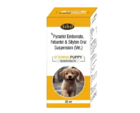 Sihil D Vorm Puppy Dewormer Suspension 20ml PetMedicine.co