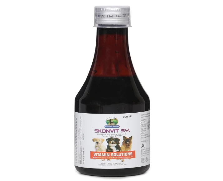 Multivitamin Skonvit Syrup for Dogs by Skonner Pharma PetMedicine.co