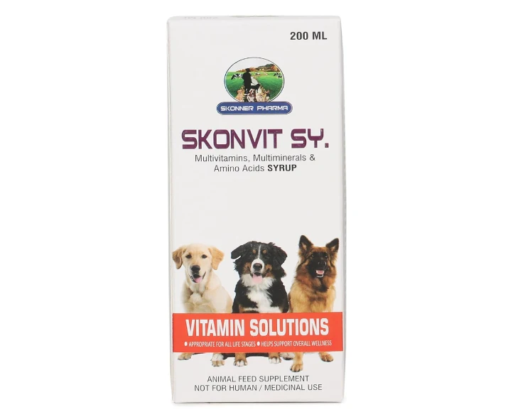 Skonvit Dog Supplement Syrup 200ml Bottle PetMedicine.co
