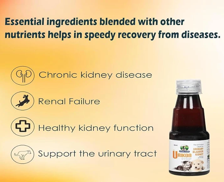 Skonner Pharma Urikon Syrup kidney and urinary support PetMedicine.co