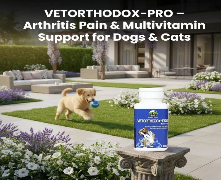 VetOrthodox PRO tablets for dogs and cats joint support PetMedicine.co
