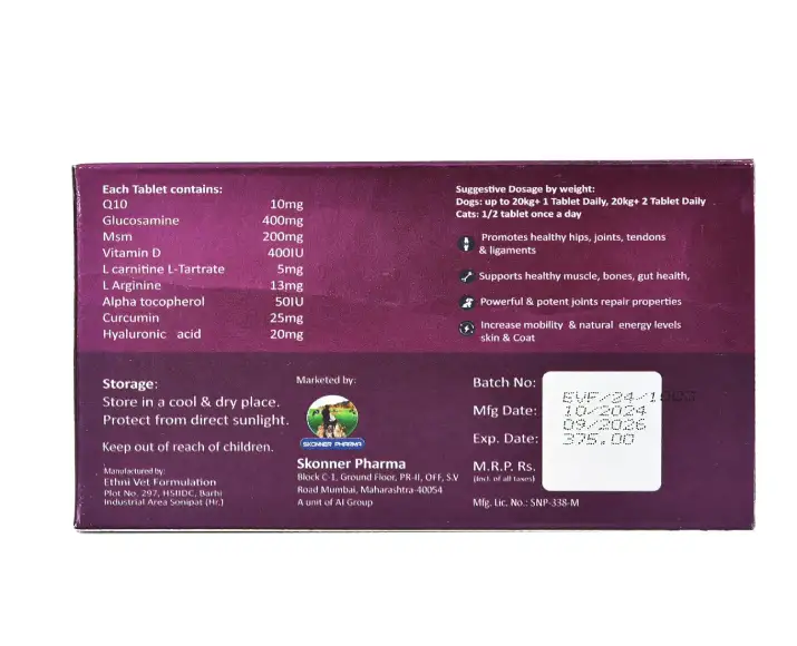VetOrthodox joint support tablets for dogs and cats PetMedicine.co