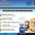 Dry bath foam for dogs and cats easy cleaning solution PetMedicine.co