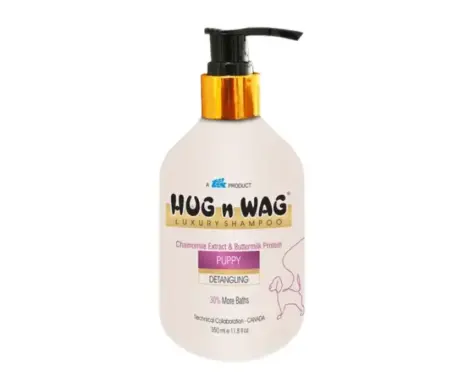 TTK Hug N Wag Luxury Puppy Shampoo 350ml for gentle puppy care PetMedicine.co