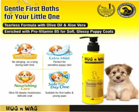 Gentle Puppy Shampoo with Pro Vitamin B5 TTK Hug N Wag PetMedicine.co