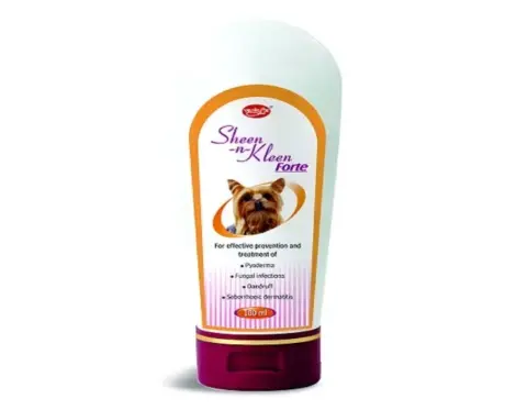 Venkys Sheen N Kleen Forte Shampoo for Dogs and Cats, 200 ML at Petmedicine.co (1)