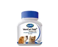 Venkys Vencal Tab Plus calcium supplement for dogs and cats 30 tablets PetMedicine.co (1)