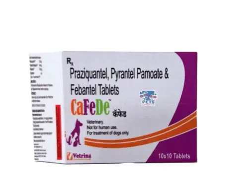 Vetrina Cafede Deworming Tablets for Dogs, 10 Tablets at Petmedicine.co 1 (1)