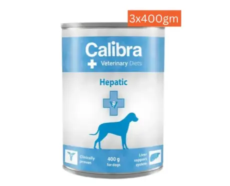 Calibra Hepatic Dog Wet Food Cans 400gm for liver care PetMedicine.co