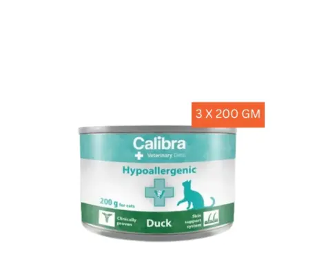 Calibra Hypoallergenic Duck Wet Food for Cats 200gm PetMedicine.co