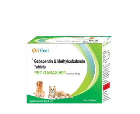 Oriheal Pet Gabax 600 MG tablets for dogs and cats PetMedicine.co