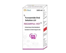 Oriheal Recarpul Vet Furosemide Oral Solution for dogs and cats 100ml PetMedicine.co