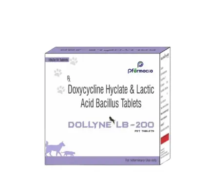 Pfarmacia Dollyne LB 200 MG Tablets for Dogs and Cats PetMedicine.co