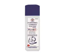 Pfarmacia Mycoz dusting powder for dogs and cats 120gm PetMedicine.co