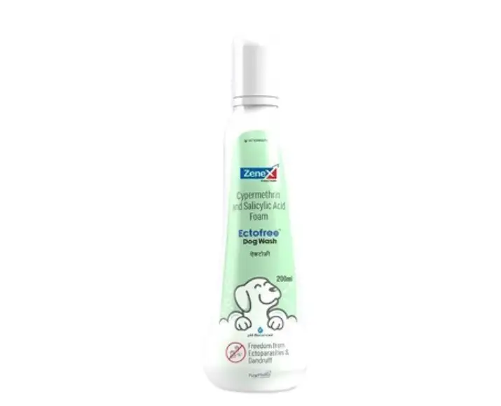 Zenex Ectofree Dog Wash Anti Tick Flea Shampoo 200ml PetMedicine.co